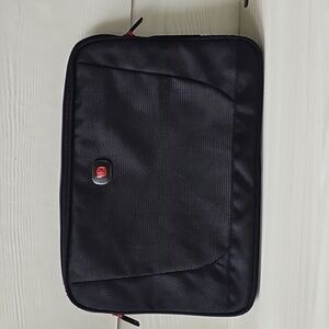 Wenger Black Tablet Sleeve 14" Notebook with Red Logo
